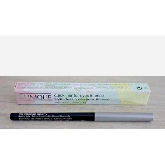 NIB CLINIQUE Quickliner For Eyes-Intense Eyeliner09 Intense Ebony Black - Picture 1 of 3